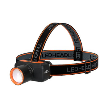 Επαναφορτιζόμενος Φακός Multifunctional Telescopic Zoom LED 100W Κεφαλής 300 Lumens με Κουμπί SOS KX-1833 - Χρώμα: Μαύρο