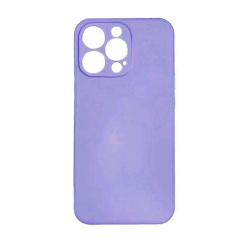 Θήκη Πλάτης Σιλικόνης Soft για Apple iPhone 16 Pro  - Χρώμα: Λιλά