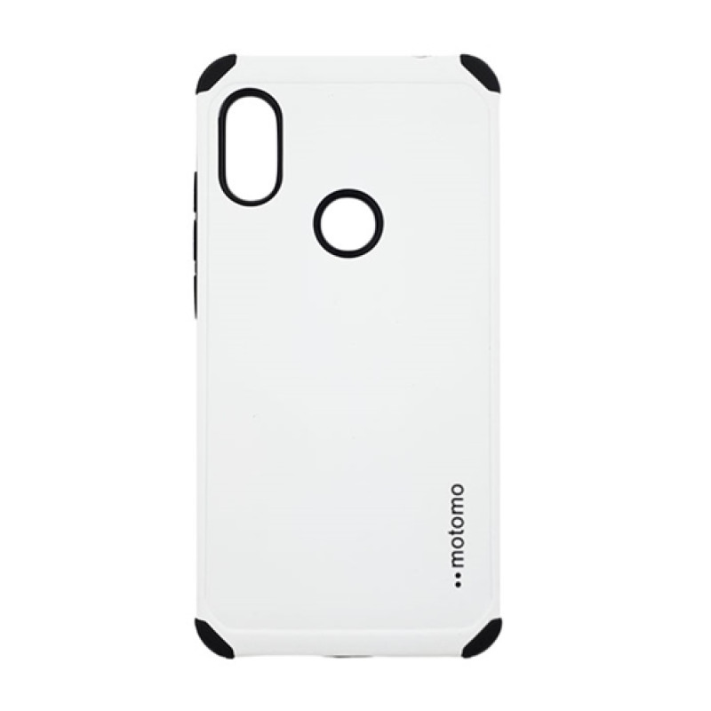 Σκληρή Θήκη Πλάτης Motomo για Xiaomi Redmi Note 6/6 Pro - Χρώμα: Λευκό