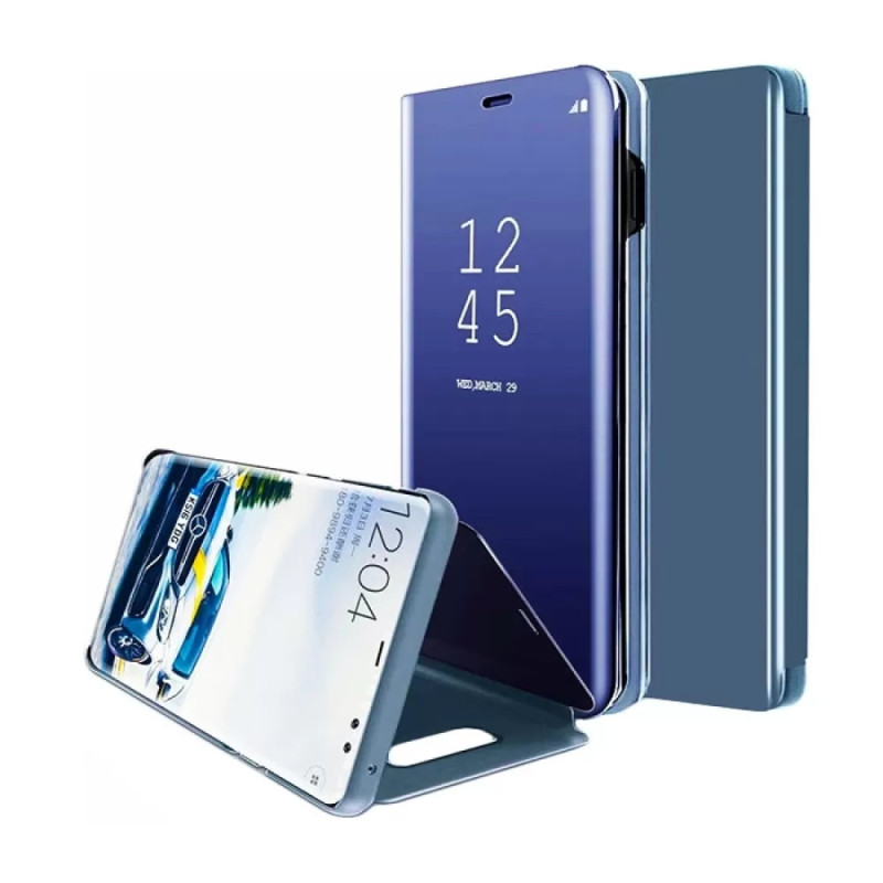 Θήκη Clear View Stand για Xiaomi Redmi 4X - Χρώμα: Μπλέ