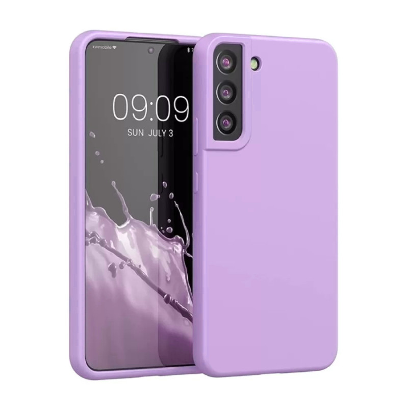 Θήκη Πλάτης Σιλικόνης Soft HQ για Samsung Galaxy S21 - Χρώμα: Λιλά