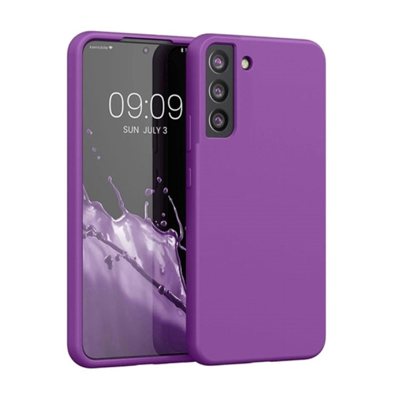 Θήκη Πλάτης Σιλικόνης Soft HQ για Samsung Galaxy S21 Plus Χρώμα: Μωβ