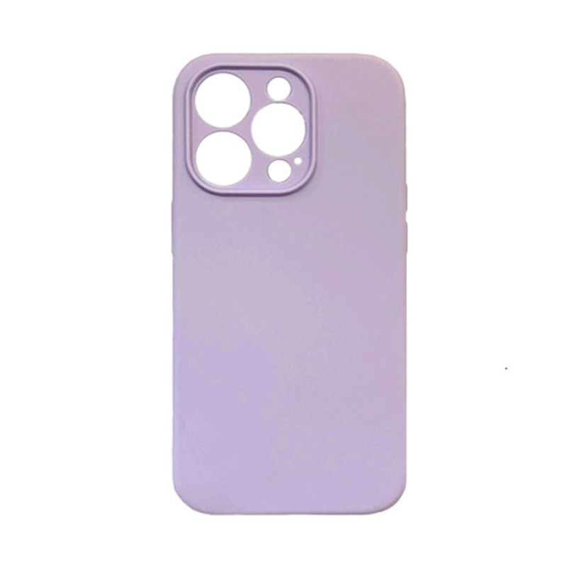 Θήκη Πλάτης Σιλικόνης Soft για Apple iPhone 14 Pro - Χρώμα: Λιλά