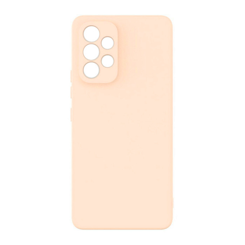 Θήκη Πλάτης Σιλικόνης Soft για Samsung Galaxy A53 - Χρώμα: Απαλό Ροζ