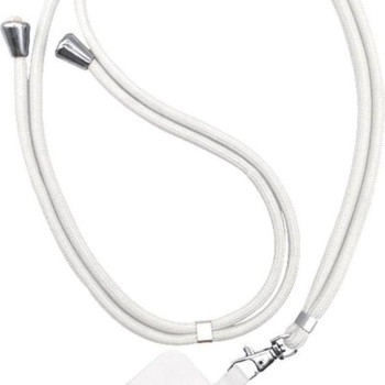 Λουράκι/ Μπρελόκ Λαιμού με Αποσπώμενη Άκρη για Κινητό - Χρώμα: Λευκό Λουράκι/ Μπρελόκ Λαιμού με Αποσπώμενη Άκρη για Κινητό - Χρώμα: Λευκό