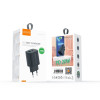 VIDVIE PLE248C&i PD 20W Φορτιστής με 1 Θύρες USB-A & 1 Θύρες USB-C & Καλώδιο USB-C σε Lightning - Χρώμα: Μαύρο