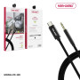 VEN-DENS VD-AUX002 Καλώδιο Ήχου Aux Cable Male 3.5mm Jack σε USB Type-C (100cm) - Χρώμα: Μαύρο