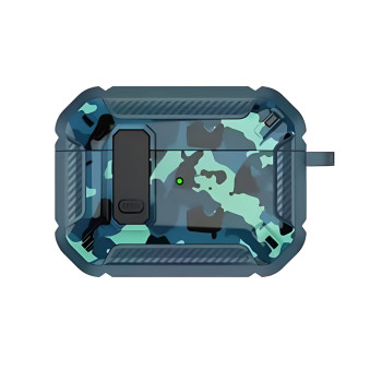 COTECi AP-63 Mecha2 Προστατευτική Θήκη Ακουστικά για Apple AirPods 3 - Χρώμα: Μαύρο - Στρατιωτικό Μπλε