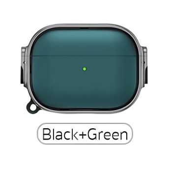 COTECi AP-66 Heavy Armor Προστατευτική Θήκη Ακουστικά για Apple AirPods Pro 1/2 - Χρώμα: Μαύρο - Πράσινο