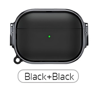 COTECi AP-66 Heavy Armor Προστατευτική Θήκη Ακουστικά για Apple AirPods Pro 1/2 - Χρώμα: Μαύρο - Μαύρο