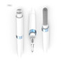 COTECi 75001 Πολυλειτουργικό Pen Καθαρισμού για Headphones/AirPods/Κινητά - Χρώμα: Λευκό