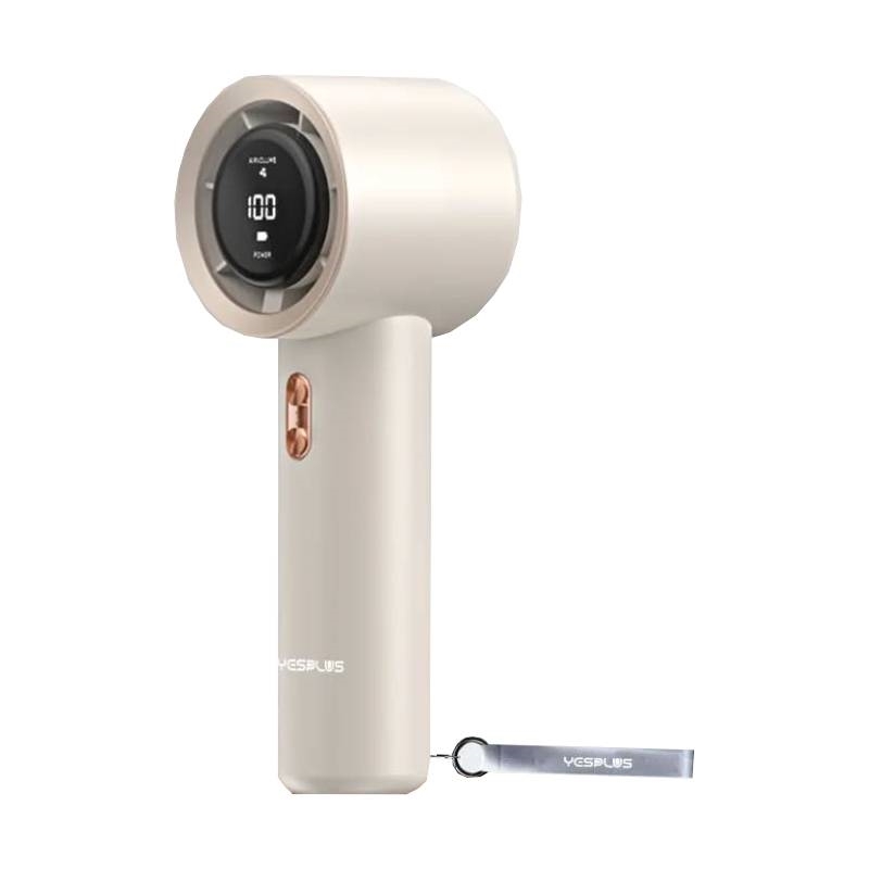 YESPLUS YS-T11 Επαναφορτιζόμενος Aνεμιστήρας Xειρός Yψηλής Tαχύτητας Turbo 3600mAh - Χρώμα: Λευκό