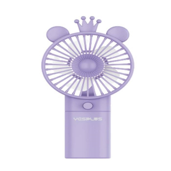 YESPLUS YS-1614 Επαναφορτιζόμενο Mini Ανεμιστηράκι Χειρός - Χρώμα: Μωβ