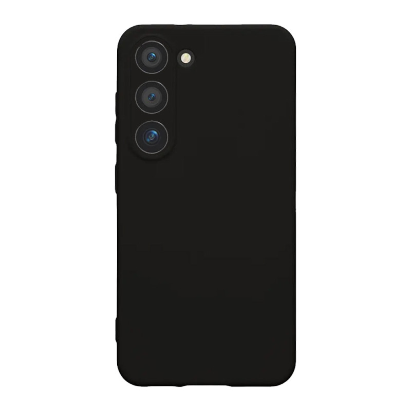Θήκη Πλάτης Σιλικόνης Soft για Samsung Galaxy S23 - Χρώμα: Μαύρο