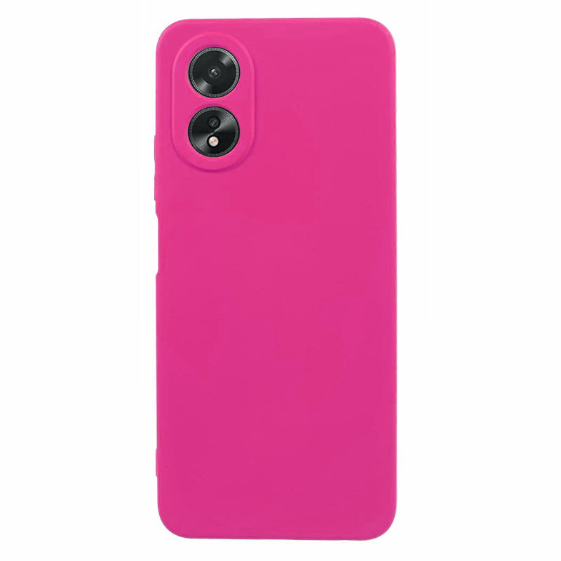 Θήκη Πλάτης Σιλικόνης Soft για Oppo A58/A78 - Χρώμα: Φούξια