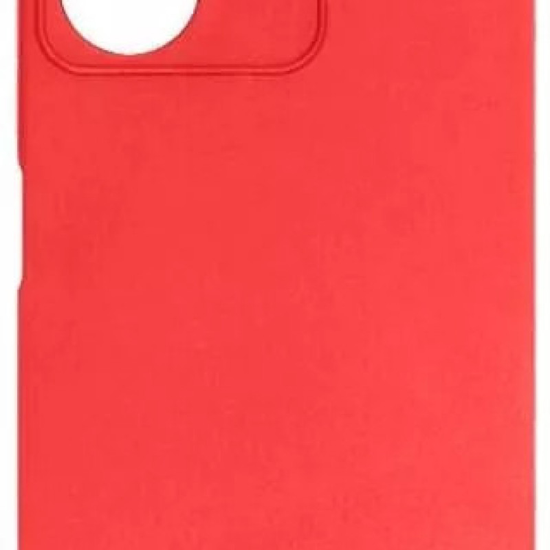 Θήκη Πλάτης Σιλικόνης Soft για Xiaomi Redmi 13c - Χρώμα: Κόκκινο