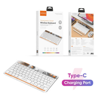 VIDIVE KB05 Έξυπνο Ασύρματο Πληκτρολόγιο / Smart Wireless Keyboard - Χρώμα: Μπλε VIDIVE KB05 Έξυπνο Ασύρματο Πληκτρολόγιο / Smart Wireless Keyboard - Χρώμα: Μπλε