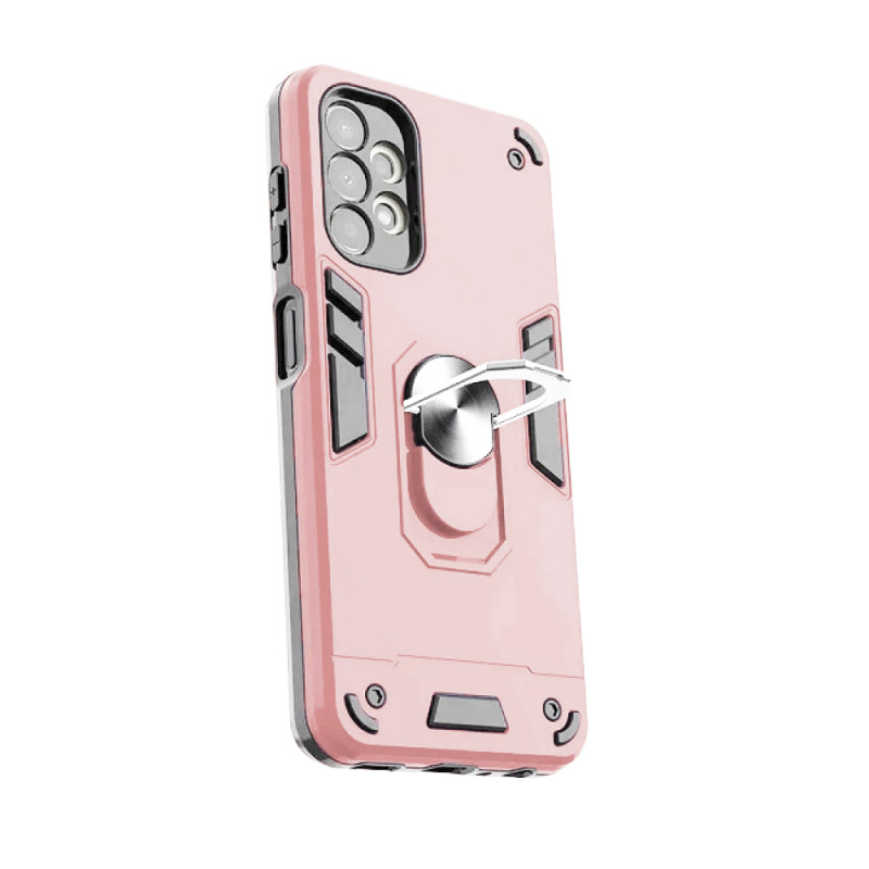 Σκληρή Θήκη Πλάτης Armor με Βάση Στήριξης για Xiaomi Redmi Note 12 4G - Χρώμα: Ρόζ Χρυσό