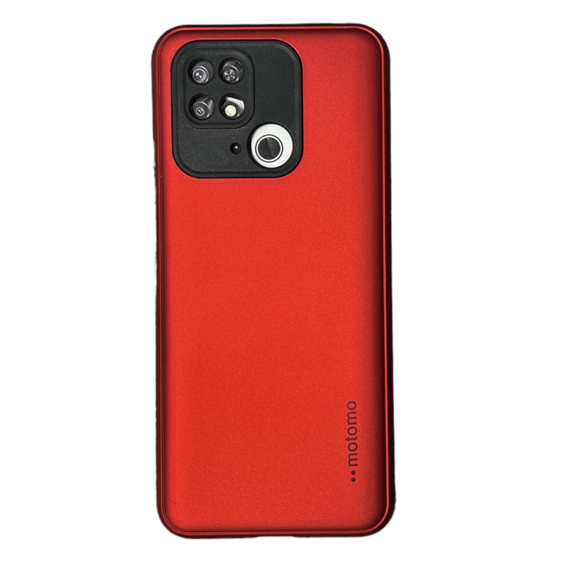 Σκληρή Θήκη Πλάτης Motomo για Xiaomi Redmi 10C - Χρώμα: Κόκκινο