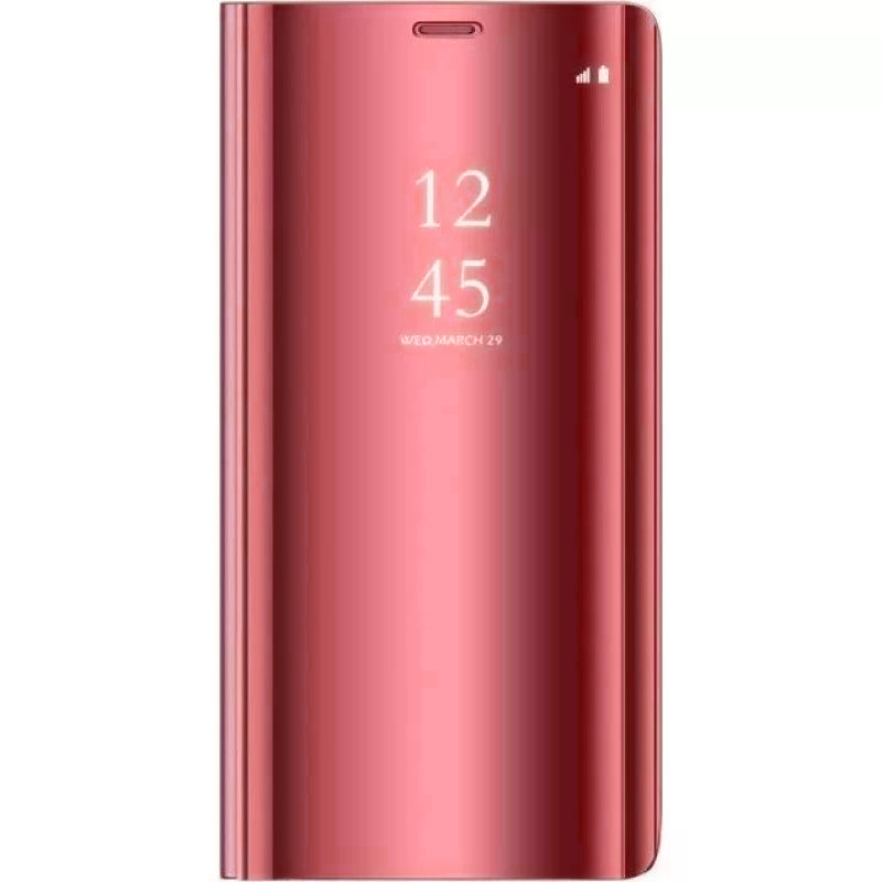 Θήκη Clear View Stand για Samsung Galaxy S10 Lite E - Χρώμα: Κόκκινο