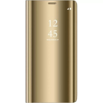 Θήκη Clear View Stand για Xiaomi Redmi 9C - Χρώμα: Χρυσό