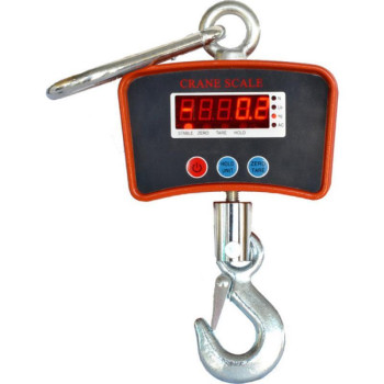 Ηλεκτρονική Επαγγελματική Κρεμαστή Ζυγαριά με Ικανότητα Ζύγισης 300kg & Υποδιαίρεση 100gr YKCS-1000 Q09KQKXSW2 Πορτοκαλί Ηλεκτρονική Επαγγελματική Κρεμαστή Ζυγαριά με Ικανότητα Ζύγισης 300kg & Υποδιαίρεση 100gr YKCS-1000 Q09KQKXSW2 Πορτοκαλί