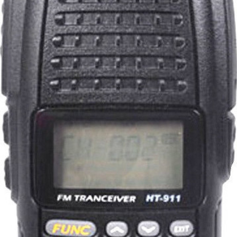 Huitong HT-911 Ασύρματος Πομποδέκτης UHF/VHF 5W με Μονόχρωμη Οθόνη - Χρώμα: Μαύρο