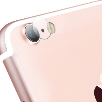 Full Glue Full Cover Full Glue Tζαμάκι Προστασίας Πίσω Κάμερας για Apple iPhone 7G / 8G - Χρώμα: Διάφανο