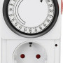 Andowl Q-A113 24 Ώρες Plug-in Χρονοδιακόπτης Διακόπτης Μηχανικός Προγραμματιζόμενος με Υποδοχή Ηλεκτρικής Ενέργειας – Χρώμα: Άσπρο