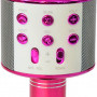 Ασύρματο Μικρόφωνο WS-858 Wireless Bluetooth Karaoke Handheld Microphone USB KTV Player Bluetooth Mic Speaker Record Music - Χρώμα: Φούξια