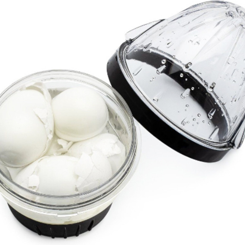 Egg Stripper - Αφαιρεί τα Kελύφη από τα Bραστά Aυγά - Ξεφλουδίζει έως 5 Αυγά σε 10 Δευτερόλεπτα - Shake N' Peel