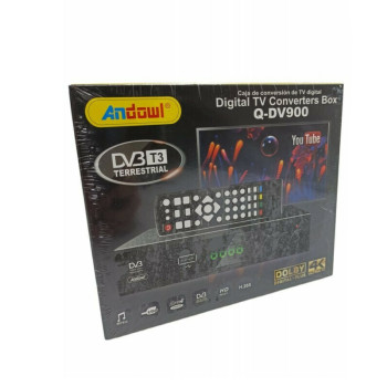 Andowl Q-DV900 Ψηφιακός Δέκτης Mpeg-4 4K UHD Σύνδεσεις SCART / HDMI - Χρώμα: Μαύρο Andowl Q-DV900 Ψηφιακός Δέκτης Mpeg-4 4K UHD Σύνδεσεις SCART / HDMI - Χρώμα: Μαύρο
