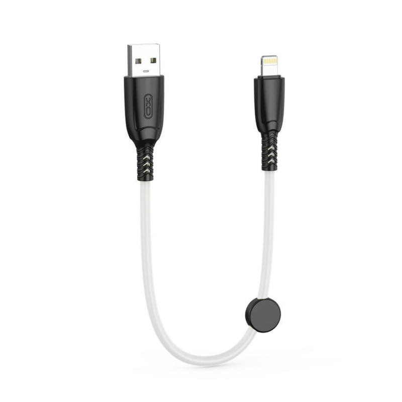 XO XO-NB247 Regular Καλώδιο USB 2.0 σε Lightning 0.25m (16.005.0259) - Χρώμα: Άσπρο