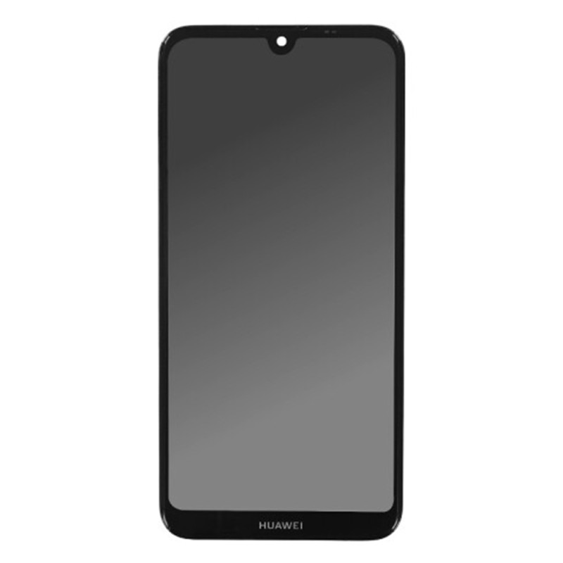SIIPRO Full Cover Full Glue Tζαμάκι Προστασίας Οθόνης για Huawei Y7 2019 - Χρώμα: Μαύρο