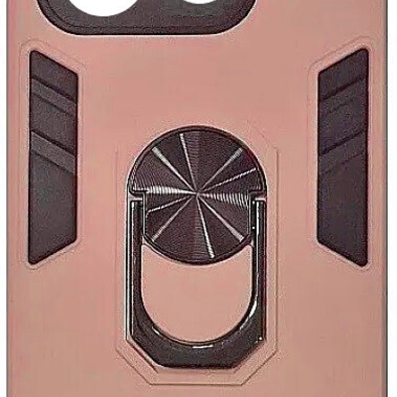 Σκληρή Θήκη Πλάτης Armor με Βάση Στήριξης για Xiaomi Redmi Note 13 Pro 5G - Χρώμα: Ροζ Χρυσό