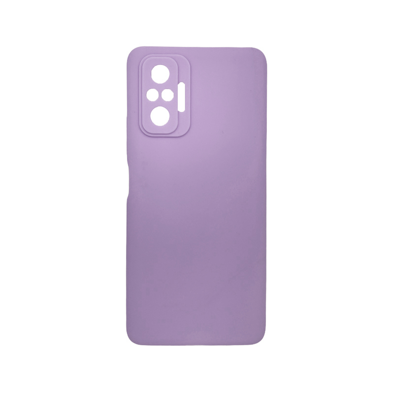 Θήκη Πλάτης Σιλικόνης Soft HQ για Xiaomi Redmi Note 10 Pro Χρώμα: Λιλά