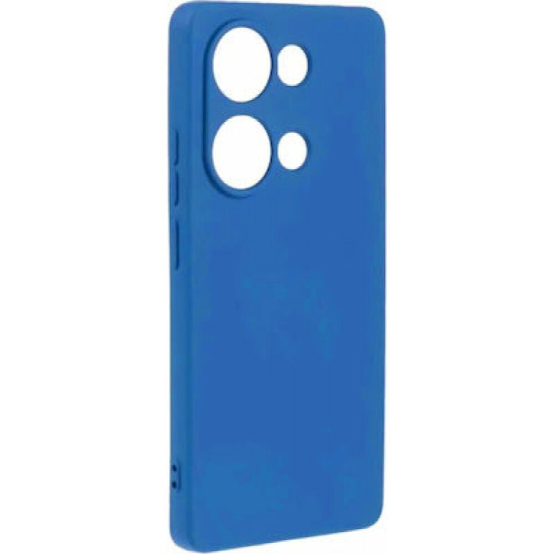 Θήκη Πλάτης Σιλικόνης Απλή για Xiaomi Redmi Note 13 Pro 4G - Χρώμα: Μπλέ