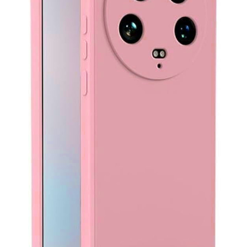 Θήκη Πλάτης Σιλικόνης Soft για Xiaomi 14 Ultra - Χρώμα: Ροζ