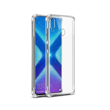Θήκη Πλάτης Σιλικόνης Anti Shock για Huawei Honor 8X/Honor View 10 Lite - Χρώμα: Διάφανο