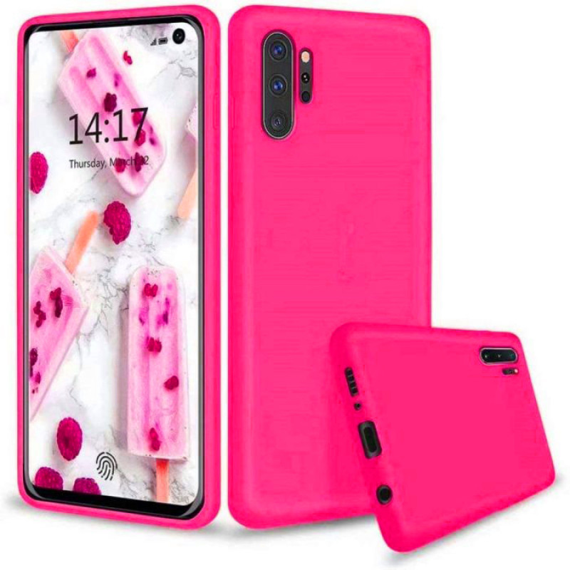 Θήκη Πλάτης Σιλικόνης Soft για Samsung Galaxy Note 10 - Χρώμα: Φούξια Θήκη Πλάτης Σιλικόνης Soft για Samsung Galaxy Note 10 - Χρώμα: Φούξια