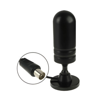 TAKEMORE TV Antenna 30W T3 Εσωτερική Κεραία Τηλεόρασης High Dynamic Signal Receiver (Does not Require Power Supply) - Χρώμα: Μαύρο