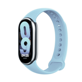 Λουράκι Σιλικόνης για Xiaomi Mi Band 8 - Χρώμα: Baby Blue Λουράκι Σιλικόνης για Xiaomi Mi Band 8 - Χρώμα: Baby Blue