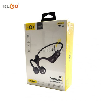 KLGO HK-86BL Ασύρματα Air Conduction Bluetooth V5.3 Ακουστικά με Ακύρωση Θορύβου - Χρώμα: Μαύρο KLGO HK-86BL Ασύρματα Air Conduction Bluetooth V5.3 Ακουστικά με Ακύρωση Θορύβου - Χρώμα: Μαύρο