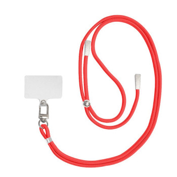 Λουράκι/ Μπρελόκ Λαιμού με αποσπώμενη άκρη για κινητό - Χρώμα: Κόκκινο Λουράκι/ Μπρελόκ Λαιμού με αποσπώμενη άκρη για κινητό - Χρώμα: Κόκκινο