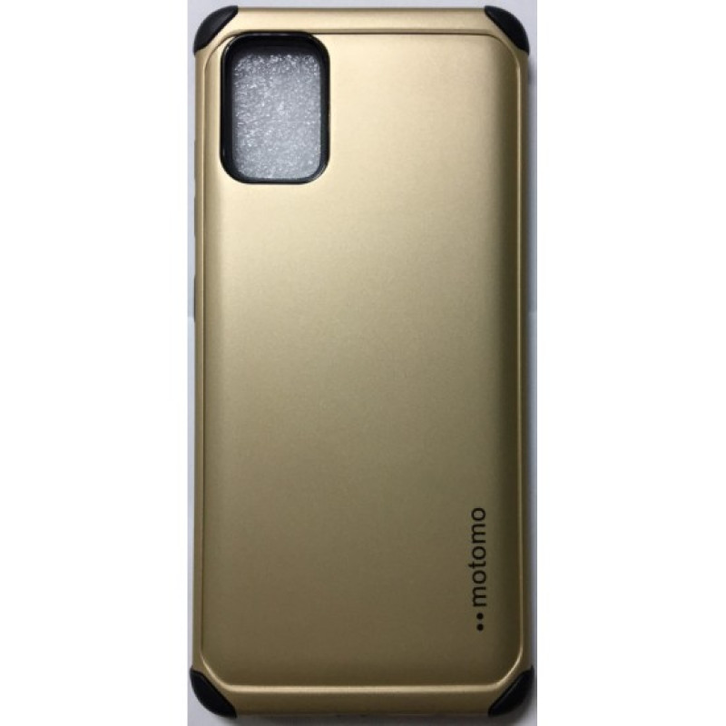 Σκληρή Θήκη Πλάτης Motomo για Samsung Galaxy A51 - Χρώμα: Χρυσό