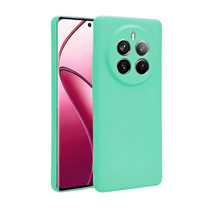 Θήκη Πλάτης Σιλικόνης Απλή για Realme 12 Plus 5G - Χρώμα: Τιρκουάζ