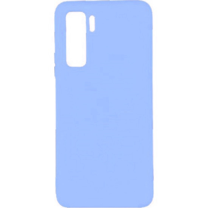Θήκη Πλάτης Σιλικόνης Απλή για Huawei P40 Lite 5G - Χρώμα: Γαλάζιο