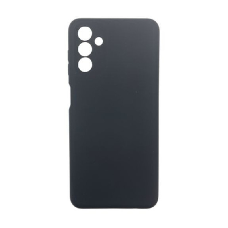 Θήκη Πλάτης Σιλικόνης Soft για Samsung Galaxy A04S - Χρώμα: Μαύρο