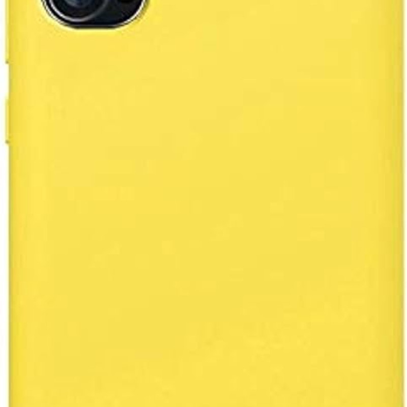 Θήκη Πλάτης Σιλικόνης Soft για Oppo Reno 4 5G - Χρώμα: Κίτρινο