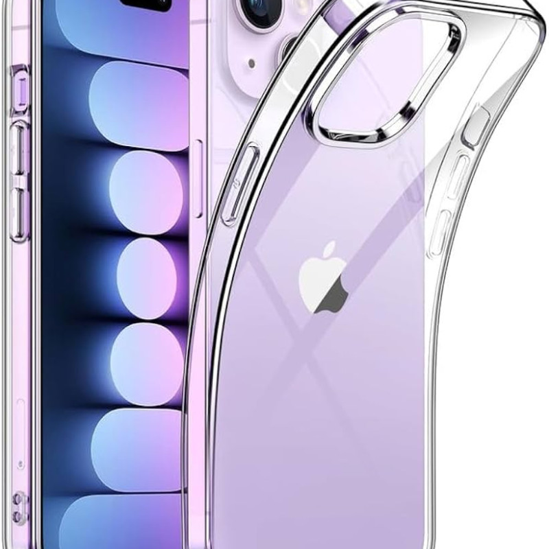 Θήκη Πλάτης Σιλικόνης Απλή για Apple iPhone 16 Pro Max - Χρώμα: Διάφανο